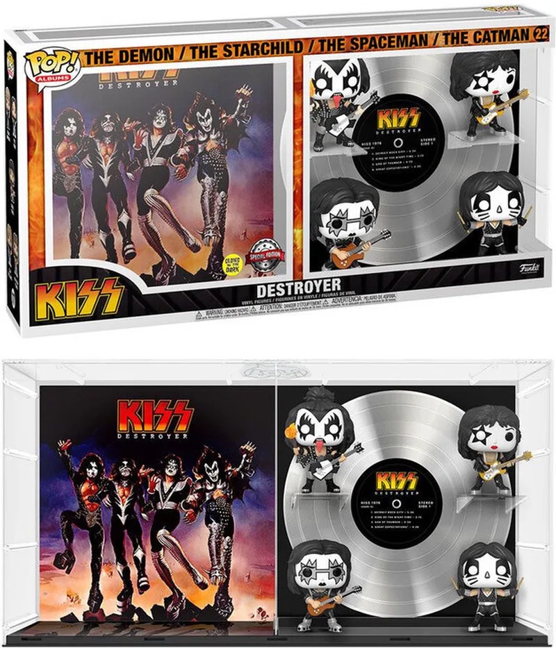 Pop! Albums Deluxe: KISS Destroyer Exclusive (Glow in the Dark) FUNKO van Funko – productfoto