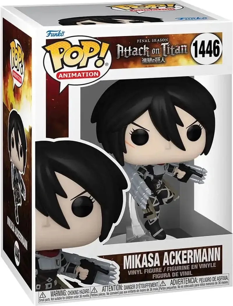 Pop Animation: Attack on Titan - Mikasa Ackermann van Funko in Meerkleurig – productfoto