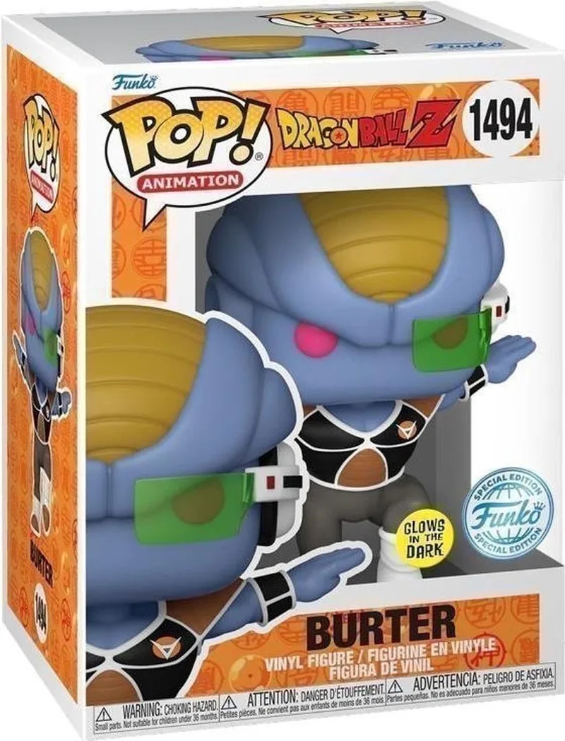 Pop Animation: Dragon Ball Z - Burter (Glow in the Dark) Funko Pop #1494 by Funko in Multicolour – product photo