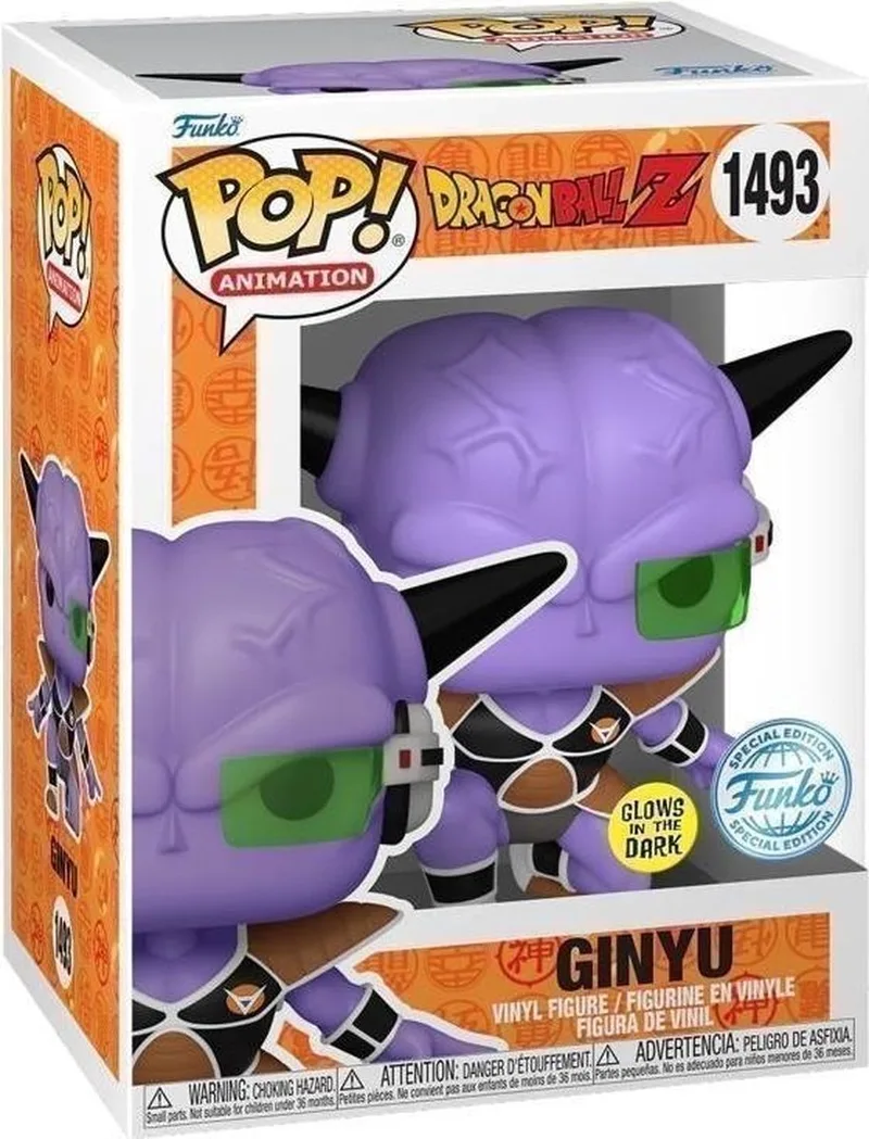 Pop Animation: Dragon Ball Z - Ginyu (Glow in the Dark) Funko Pop #1493 van Funko in Meerkleurig – productfoto