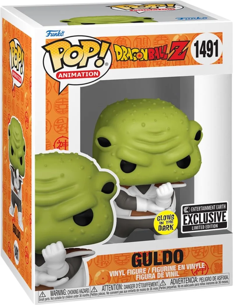 Pop Animation: Dragon Ball Z - Guldo (Glow in the Dark) Funko Pop #1491 van Funko in Meerkleurig – productfoto