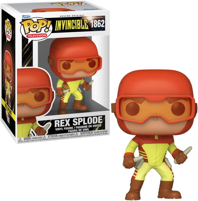 POP ANIMATION: INVINCIBLE S2- REX W/CH de Funko en Multicolore – photo produit