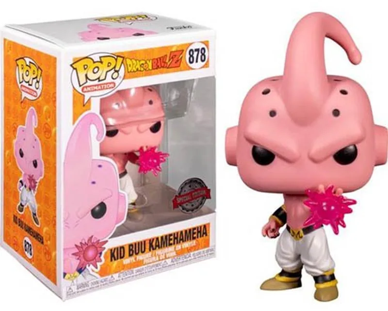 POP! Animation Kid Buu kamehameha #878 Dragonball Z Exclusive van Funko in Roze – productfoto