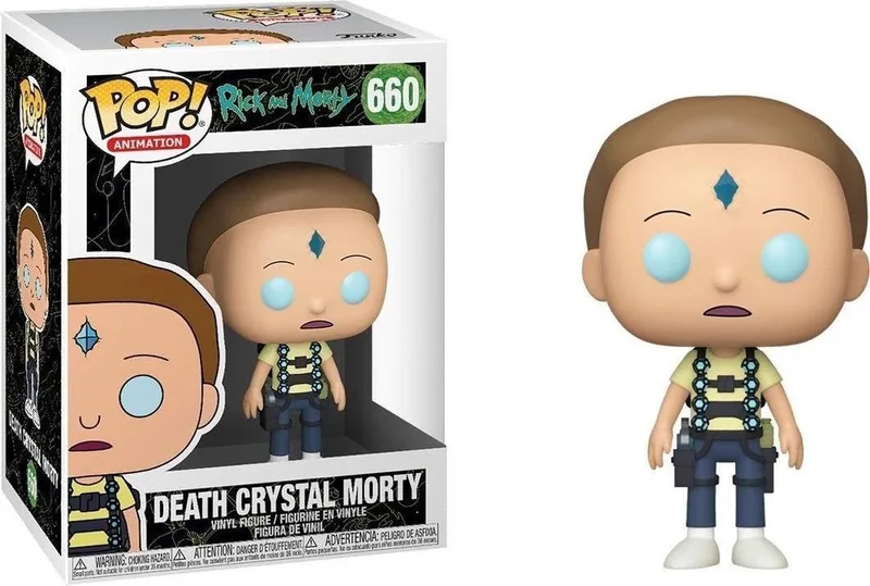 Pop! Animation: Rick And Morty - Death Crystal Morty FUNKO van Funko in Meerkleurig – productfoto