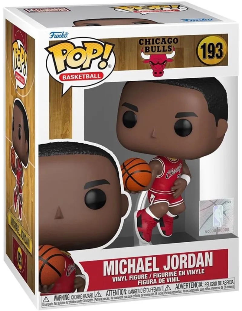 Pop Basketball: Chicago Bulls - Michael Jordan (Rookie Season) Funko Pop #193 by Funko in Multicolour – product photo