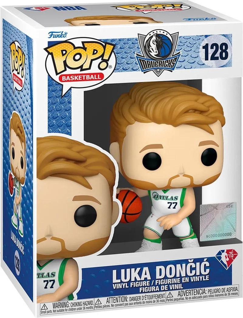 Pop Basketball: Dallas Mavericks - Luka Dončić Funko Pop #128 by Funko in Multicolour – product photo