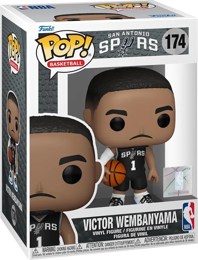 Pop! Basketball NBA: San Antonio Spurs - Victor Wembanyama Funko Pop #174 från Funko i Flerfärgad – produktbild