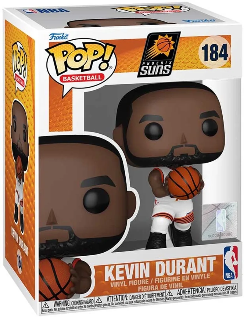 Pop Basketball: Phoenix Suns - Kevin Durant Funko Pop #184 by Funko in Multicolour – product photo