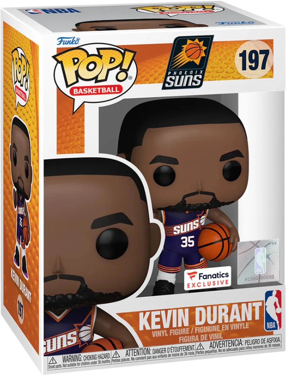 Pop Basketball: Phoenix Suns - Kevin Durant Funko Pop #197 von Funko in Mehrfarbig – Produktfoto
