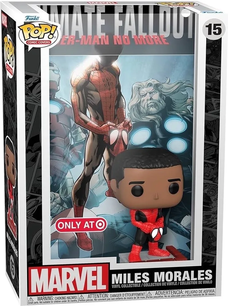 Pop Comic Cover: Marvel - Miles Morales Ultimate Fallout van Funko in Meerkleurig – productfoto