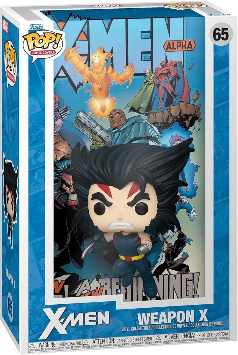 Pop Comic Cover: X-Men - Weapon X Funko Pop #65 van Funko in Meerkleurig – productfoto