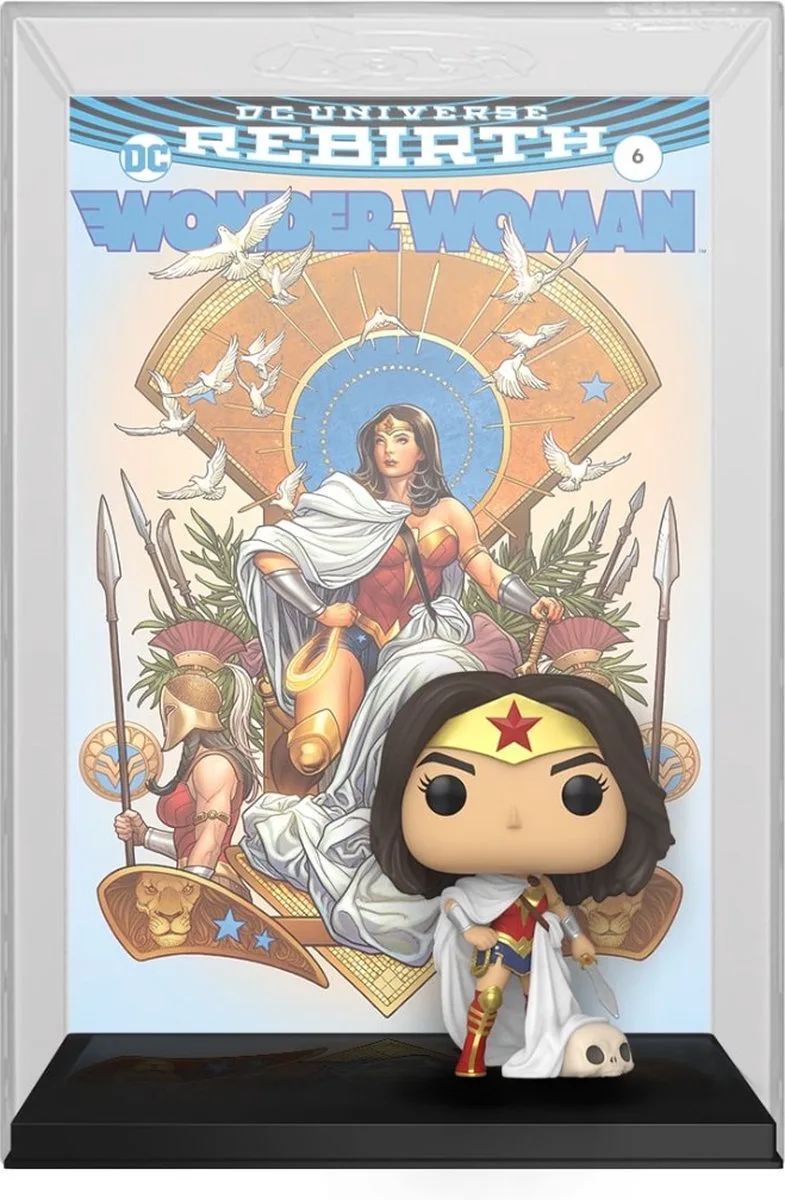 Pop! Comic Covers: DC - Wonder Woman on Throne 80th Anniversary FUNKO by Funko in Multicolour – product photo