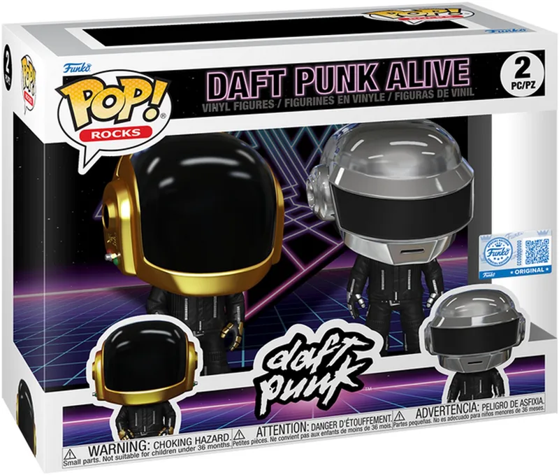 Pop! Daft Punk Alive 2-Pack Exclusive by Funko in Gold – product photo