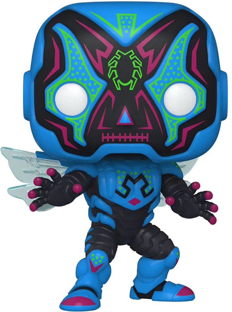 Pop! DC: Dia de los DC - Blue Beetle de Funko en Bonte kleuren – photo produit