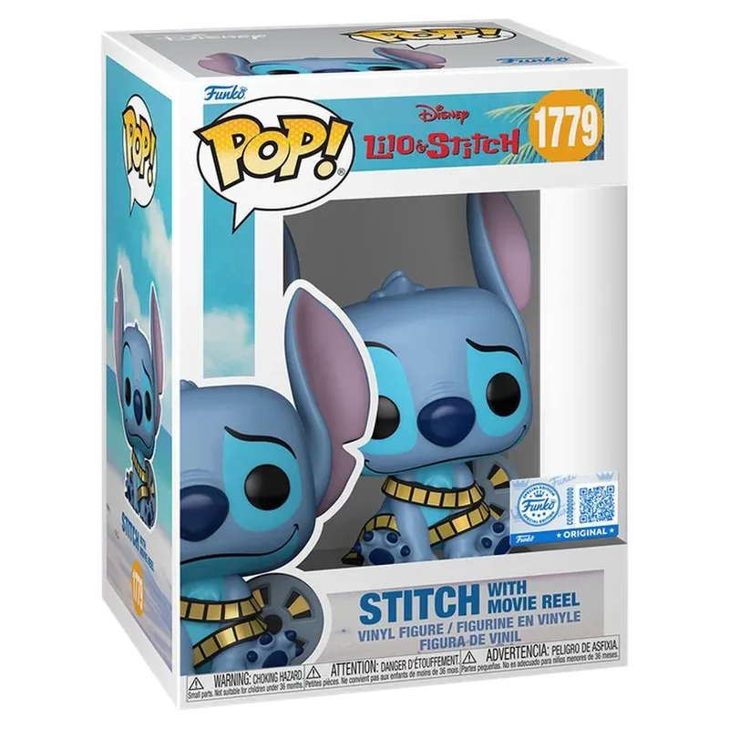 POP DISNEY: L&S- STITCH W/MOVIE REEL van Funko in Meerkleurig – productfoto 2 van 2