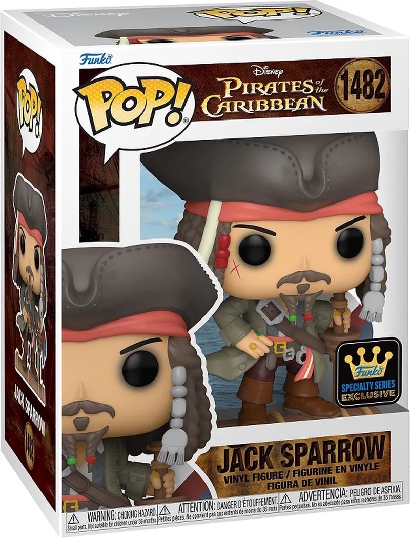 Pop Disney: Pirates of the Carribean - Jack Sparrow Funko Pop #1482 van Funko in Meerkleurig – productfoto
