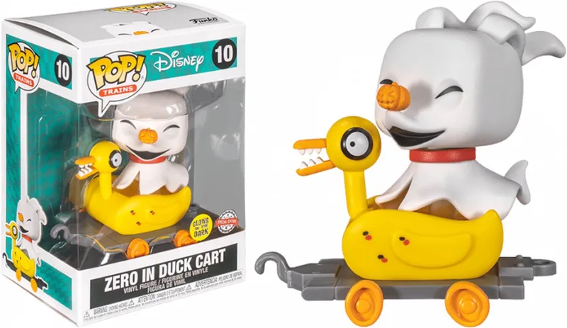 POP! Disney Zero in Duck Cart GITD 10 - The Nightmare Before Christmas Exclusive van Funko in Meerkleurig – productfoto