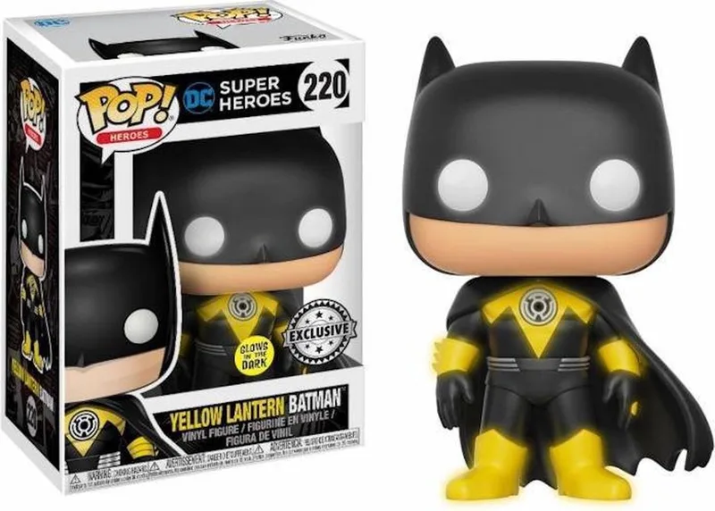 Pop Figure Dc Comics Yellow Lantern Batman Metallic Exclusive by Funko in Multicolour – product photo