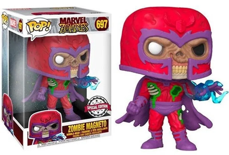POP figure Marvel Zombies Magneto 25cm special edition by Funko in Paars en rood – product photo