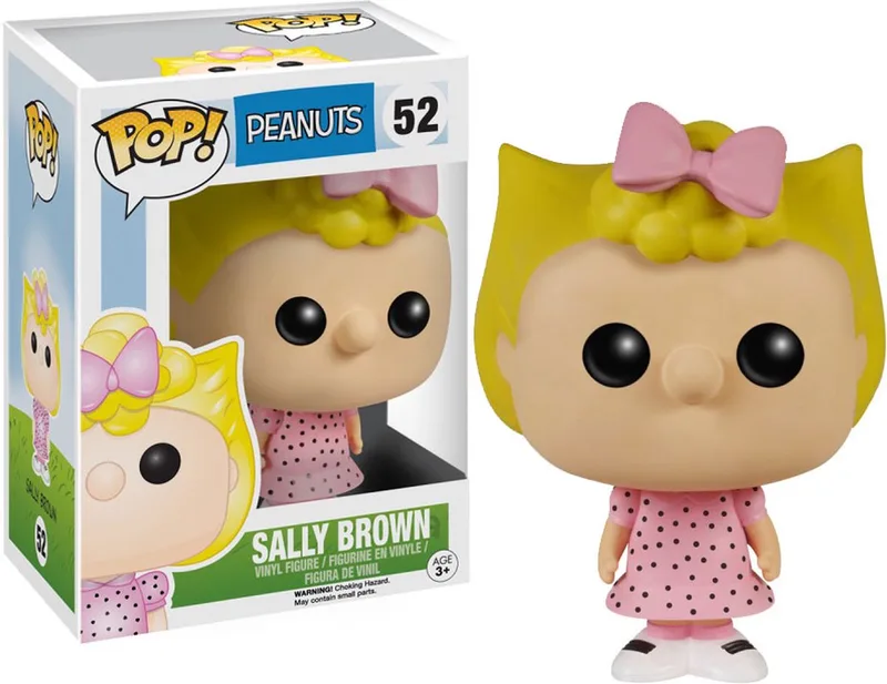Pop! Figurines PEANUTS - No 52 - Sally Brown - Bobble Head by Funko in Yellow – product photo