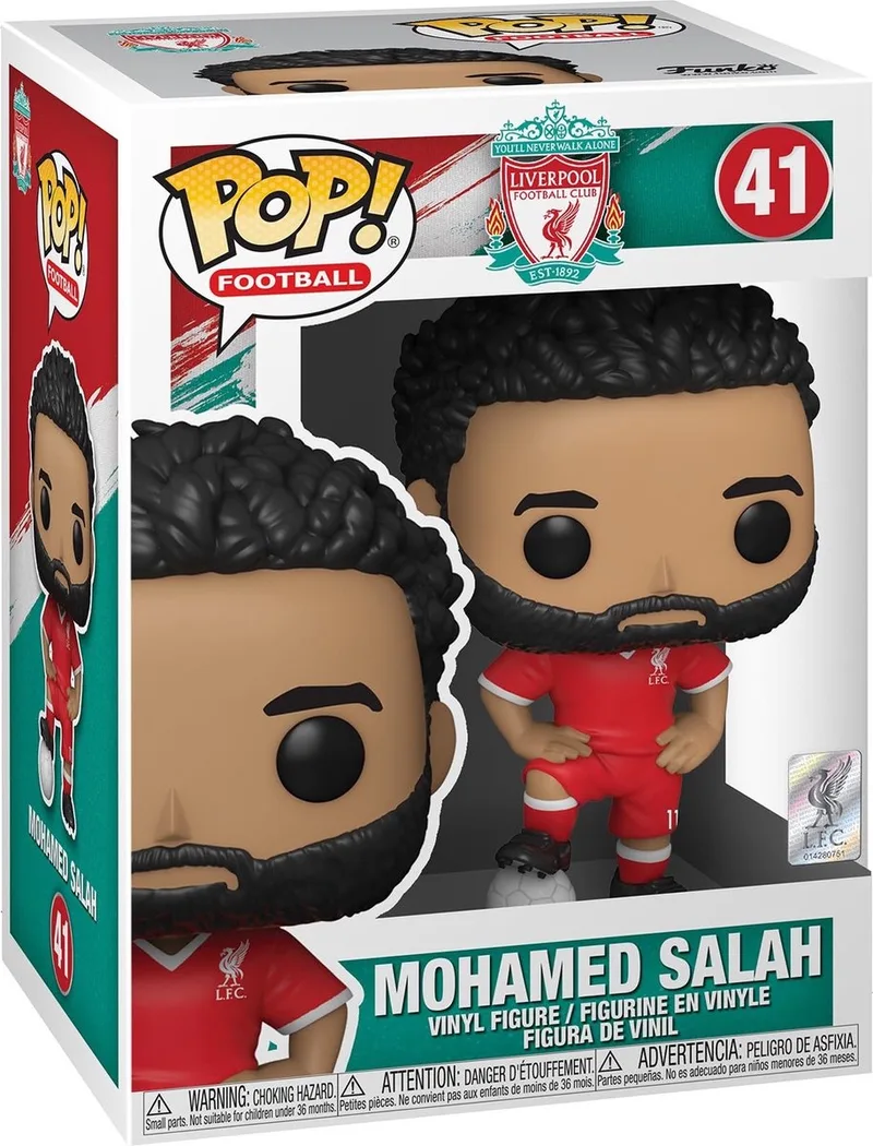 Pop Football: Liverpool - Mohamed Salah Funko Pop #41 van Funko in Meerkleurig – productfoto