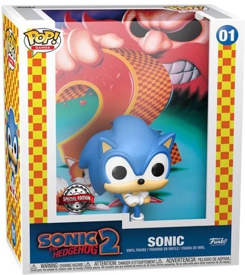 Pop Game Cover: Sonic the Hedgehog 2 van Funko in Meerkleurig – productfoto
