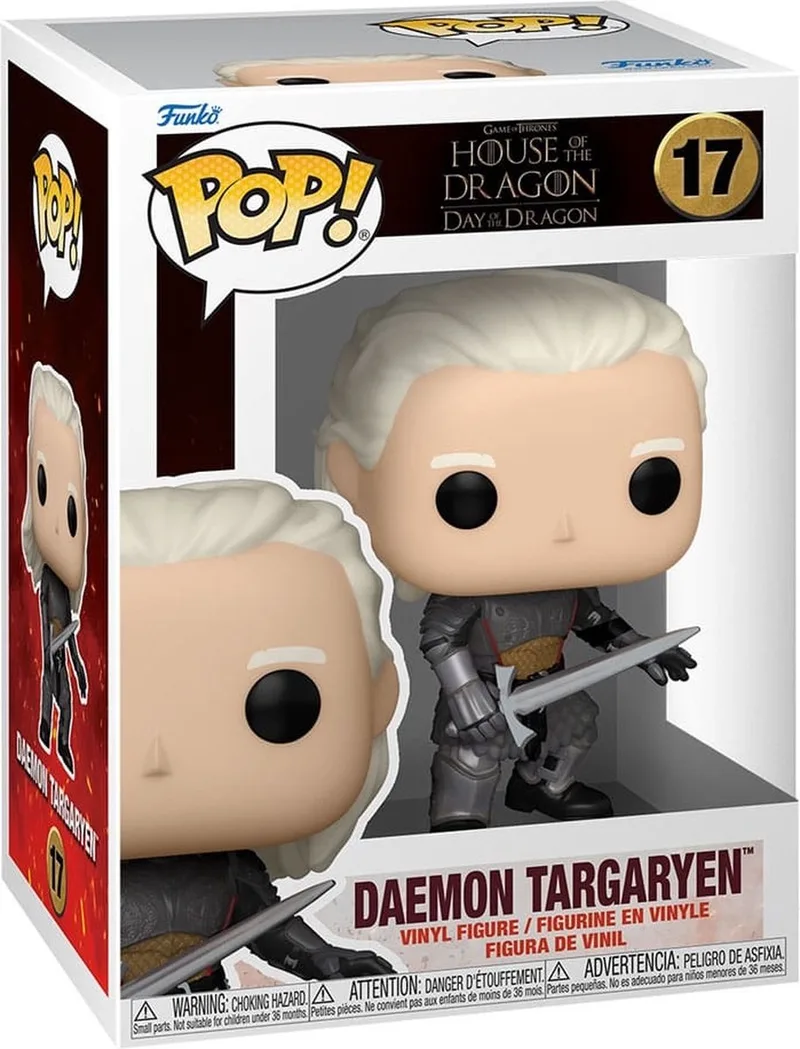 Pop Game of Thrones: House of the Dragon - Daemon Targaryen Funko Pop #17 van Funko in Meerkleurig – productfoto
