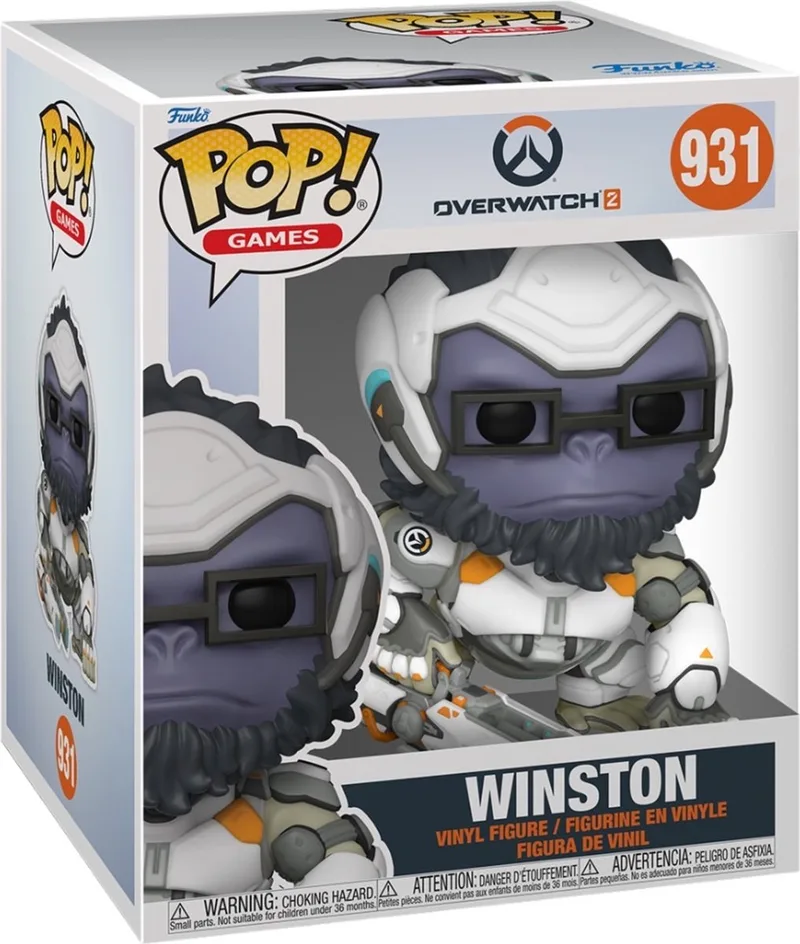 Pop Games: Overwatch 2 - Jumbo Winston van Funko in Meerkleurig – productfoto