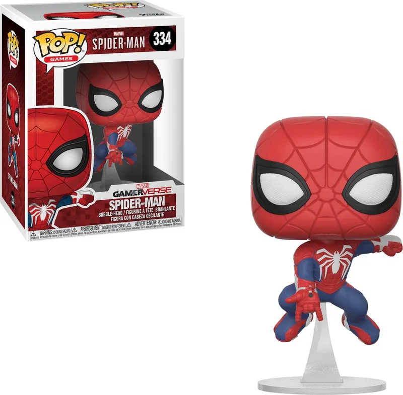 Pop Games: Spider-Man Funko Pop #334 van Funko in Meerkleurig – productfoto