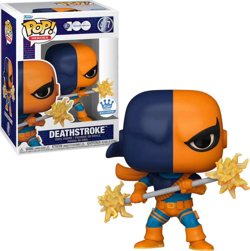POP! Heroes Deathstroke 477 WB 100 Anniversary DC Exclusive van Funko in Meerkleurig – productfoto