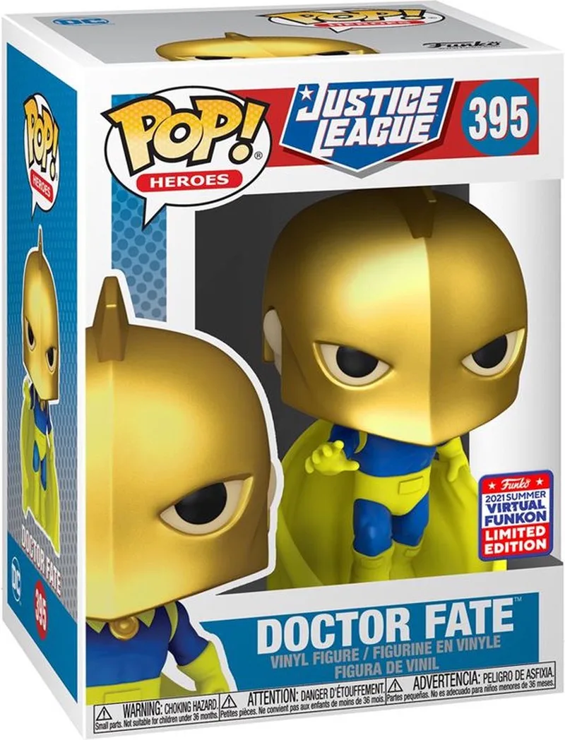 POP! Heroes Doctor Fate #395 Justice League SDCC 2021 Funkon Summer Convention Exclusive LE by Funko in Multicolour – product photo