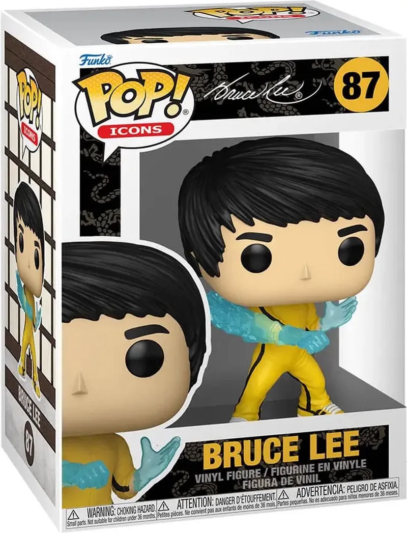 Pop Icons: Bruce Lee Funko Pop #87 van Funko in Meerkleurig – productfoto