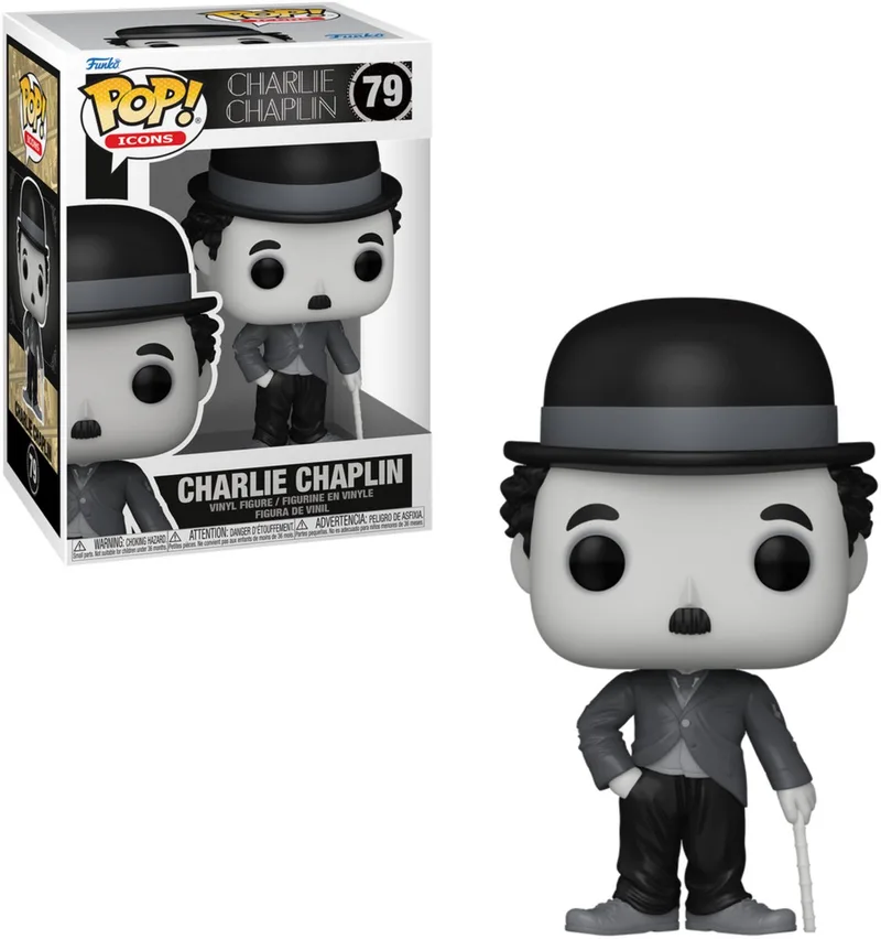 Pop Icons: Charlie Chaplin Funko Pop #79 van Funko in Meerkleurig – productfoto