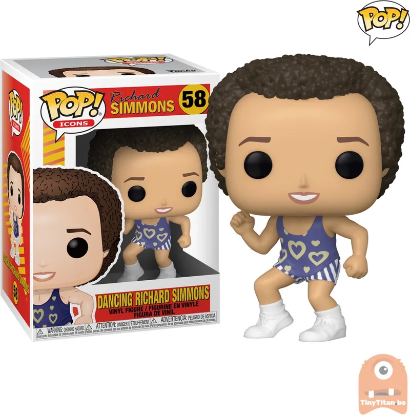 Pop! Icons: Dancing Richard Simmons van Funko in Meerkleurig – productfoto