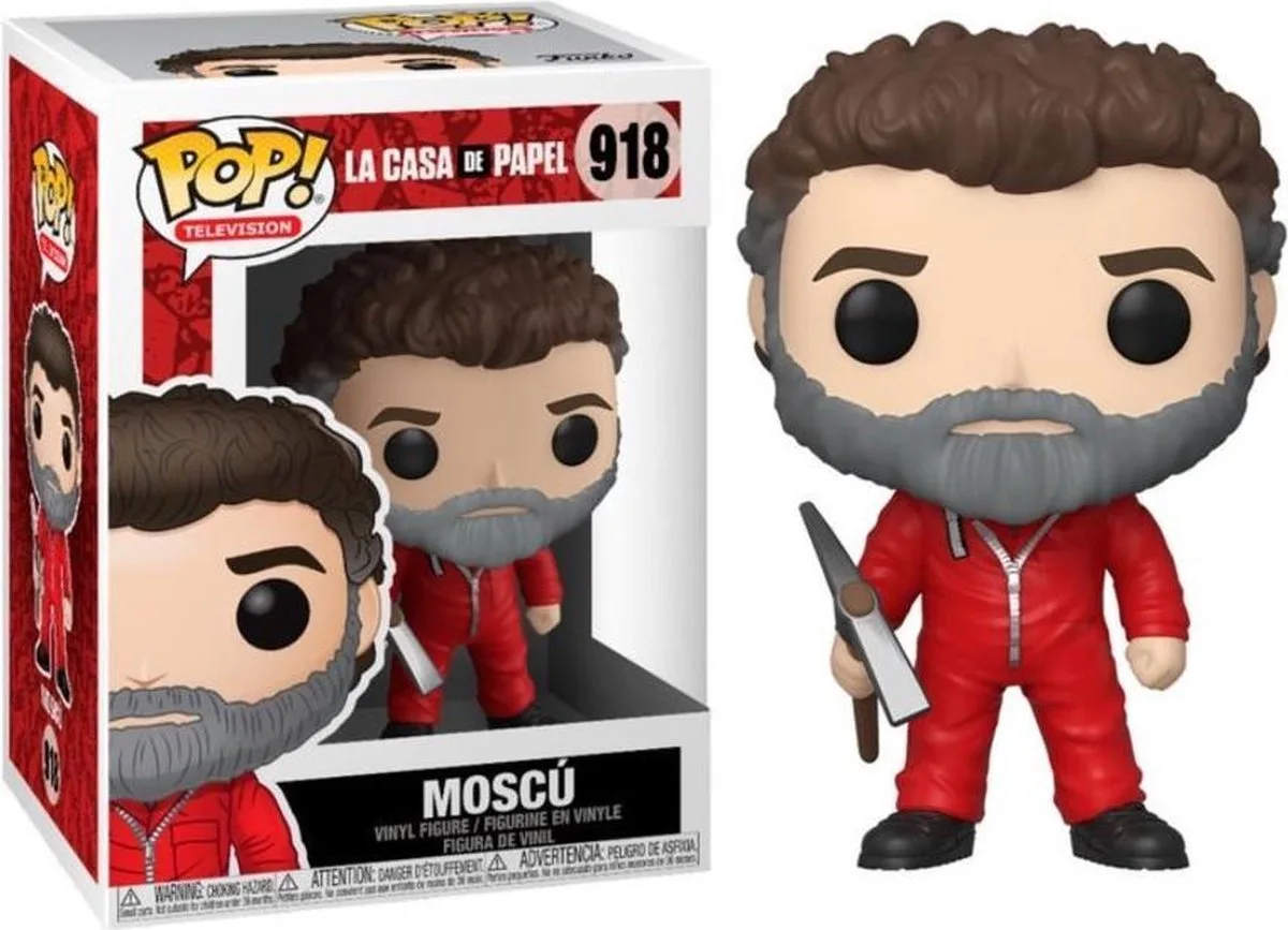 Pop La Casa de Papel Moscow Vinyl Figure van Funko – productfoto
