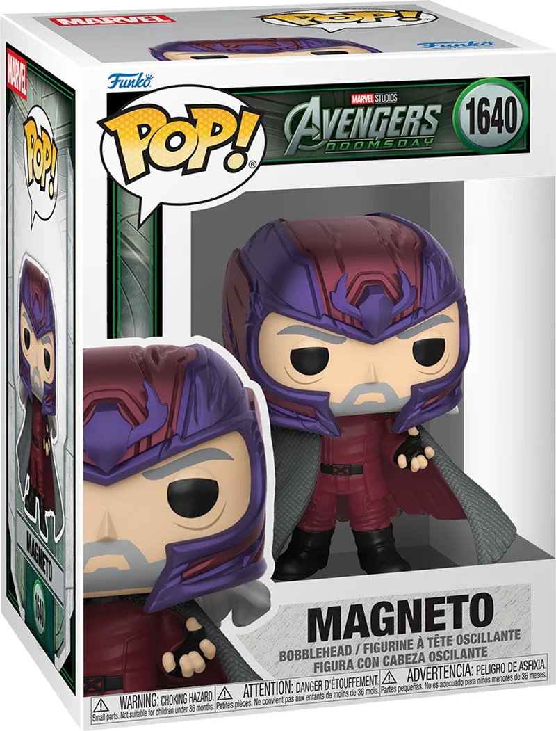POP MARVEL: AVENGERS DOOMSDAY- MAGNETO de Funko – photo produit