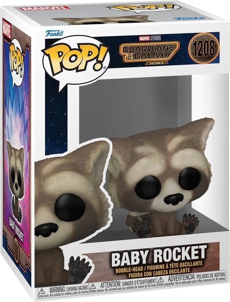 Pop Marvel: Guardians of the Galaxy 3 - Baby Rocket by Funko in Multicolour – product photo