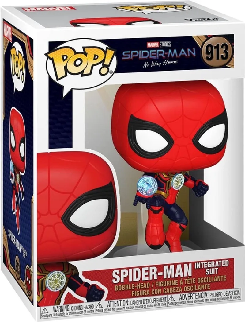 Pop Marvel: No Way Home - Integrated Suit van Funko in Spider-Man – productfoto