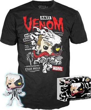 Pop! Marvel: Set Figure and Tee - Anti-Venom Maat FUNKO