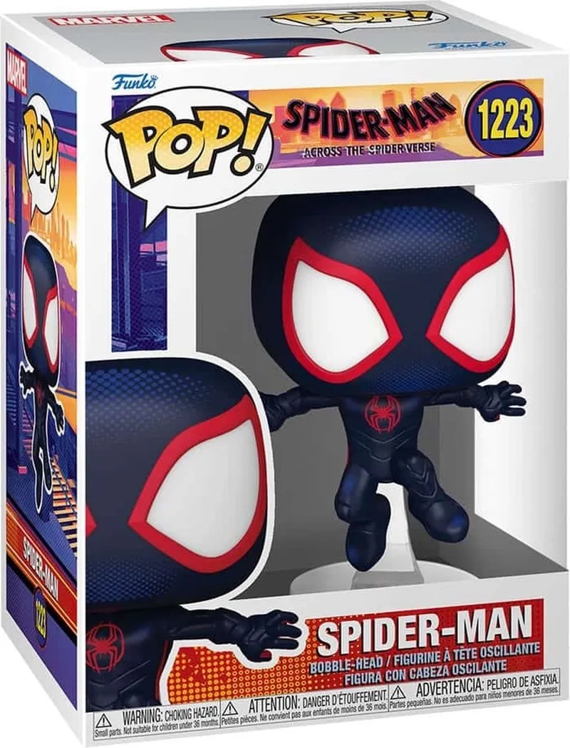 Pop Marvel: Spider-Man: Across the Spider-Verse - Spider-Man Funko Pop #1223 van Funko in Meerkleurig – productfoto