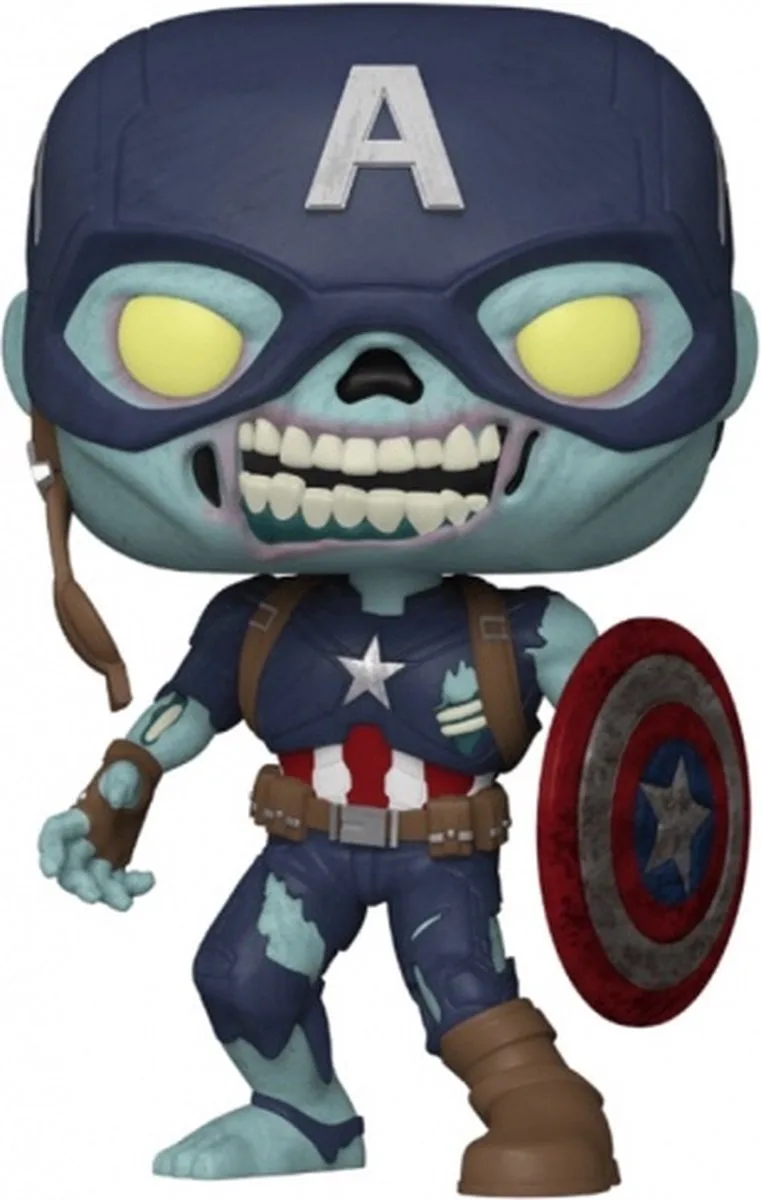 Pop! Marvel: What if...? - Zombie Captain America Exclusive 25cm FUNKO by Funko in Multicolour – product photo