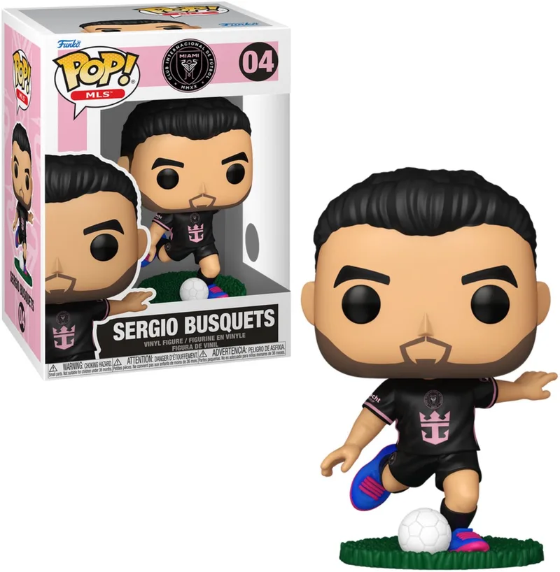 Pop MLS: Inter Miami - Sergio Busquets Funko Pop #04 by Funko in Multicolour – product photo