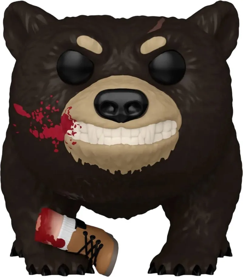 Pop Movies: Cocaine Bear - Bear with Leg (Bloody) van Funko in Meerkleurig – productfoto