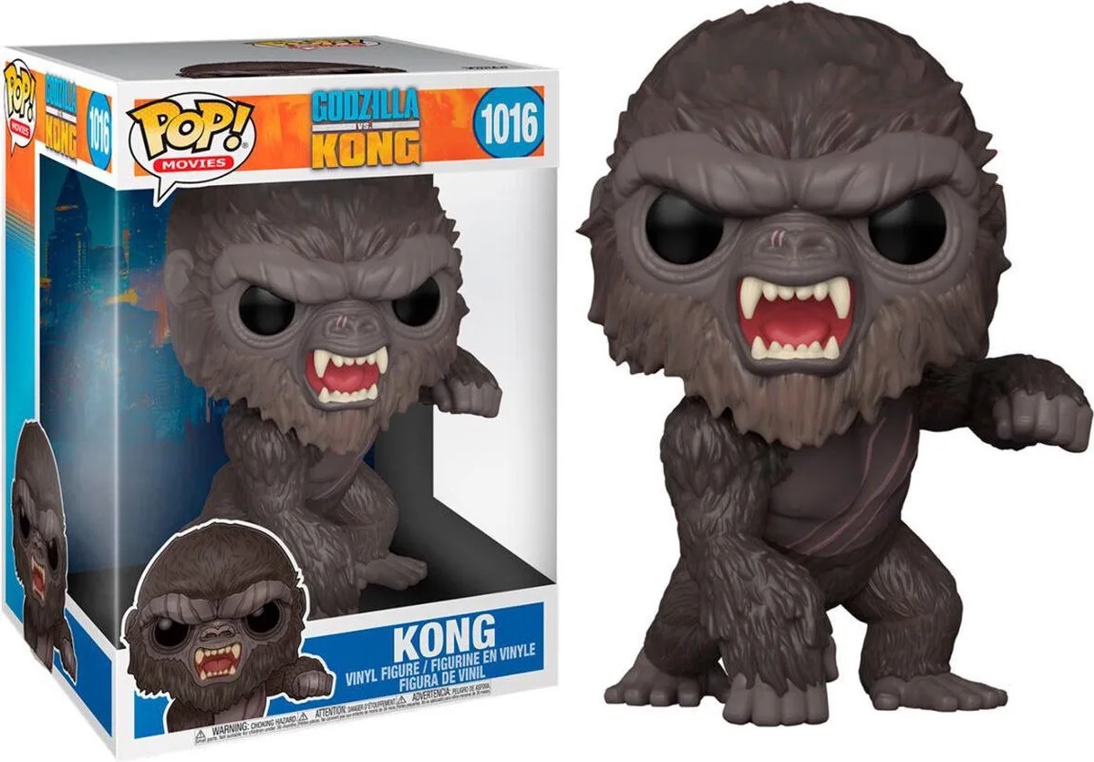 Pop! Movies: Godzilla vs Kong - Kong 25cm FUNKO från Funko i Bonte kleuren – produktbild