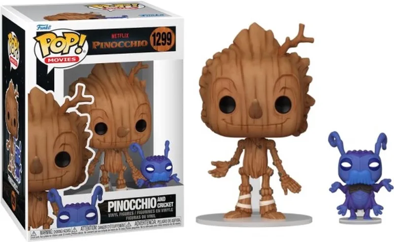 Pop Movies: Pinocchio (Netflix) - Pinocchio & Cricket van Funko in Meerkleurig – productfoto