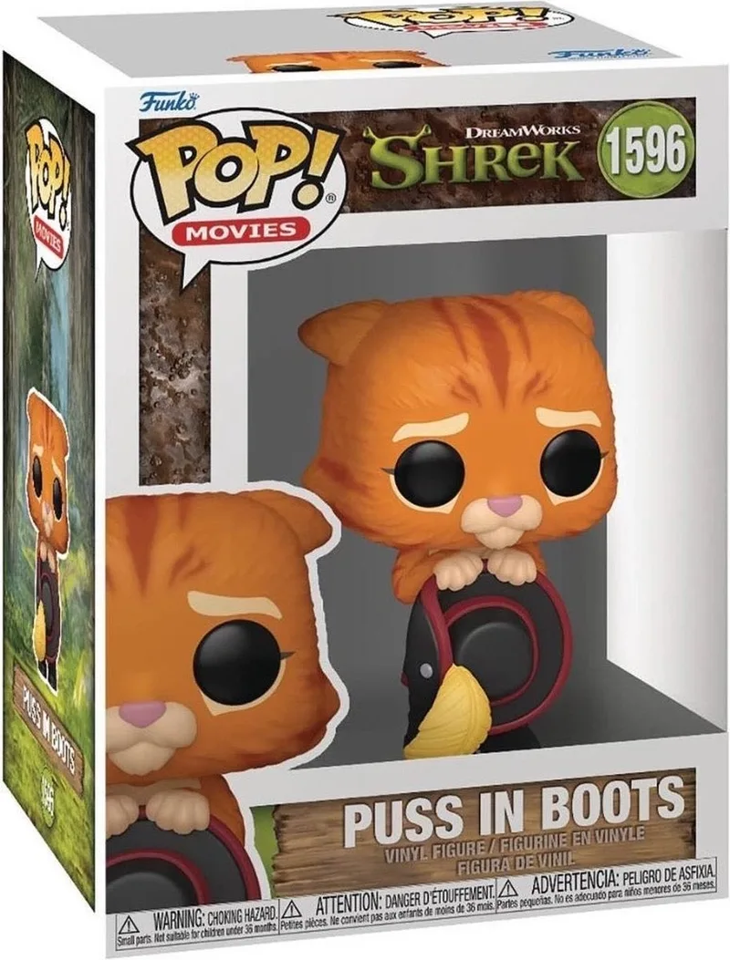Pop Movies: Shrek 2 - Puss in Boots (Cute Eyes) Funko Pop #1596 by Funko in Multicolour – product photo