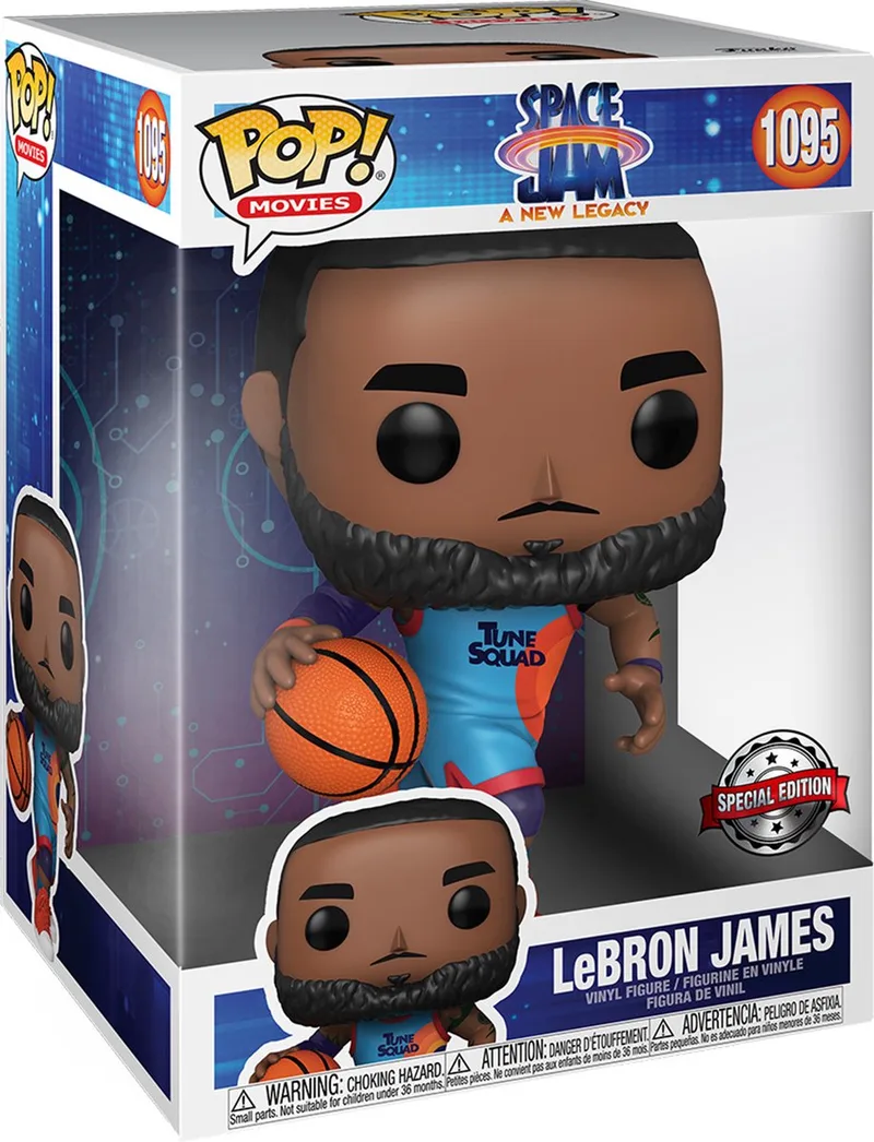 Pop Movies: Space Jam A New Legacy - LeBron James Jumbo Funko Pop #1095 van Funko in Meerkleurig – productfoto
