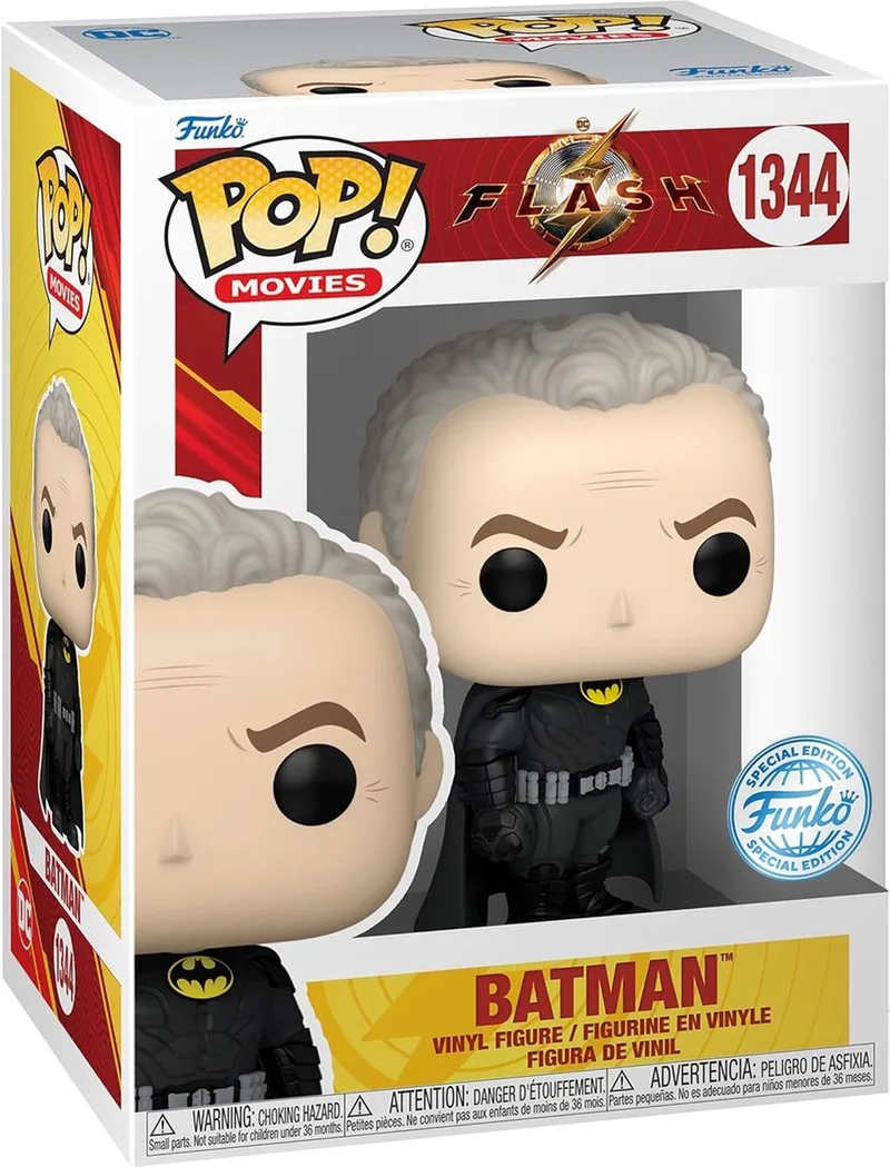 Pop Movies: The Flash - Batman (Keaton) Unmasked Funko Pop #1344 van Funko in Meerkleurig – productfoto