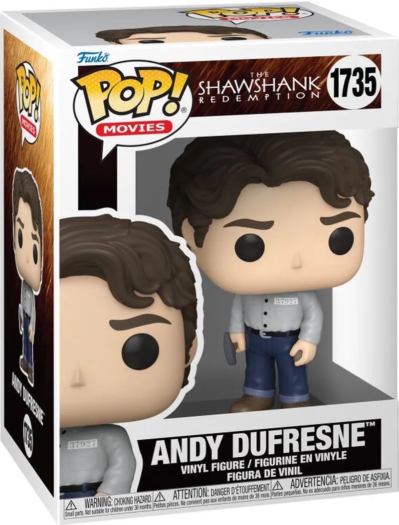 Pop Movies: The Shawshank Redemption - Andy Dufresne Funko Pop #1735 by Funko in Multicolour – product photo