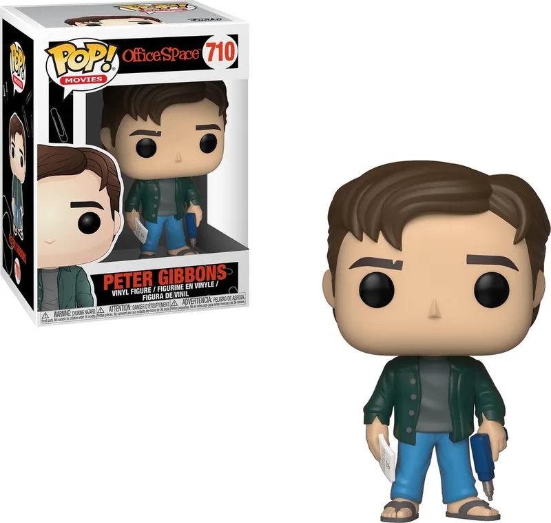Pop Office Space Peter Gibbons Vinyl Figure van Funko in Meerkleurig – productfoto